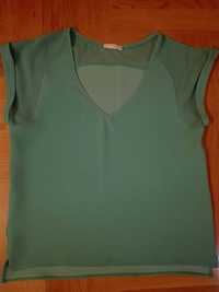 Zielona bluzka Promod jak nowa M/L