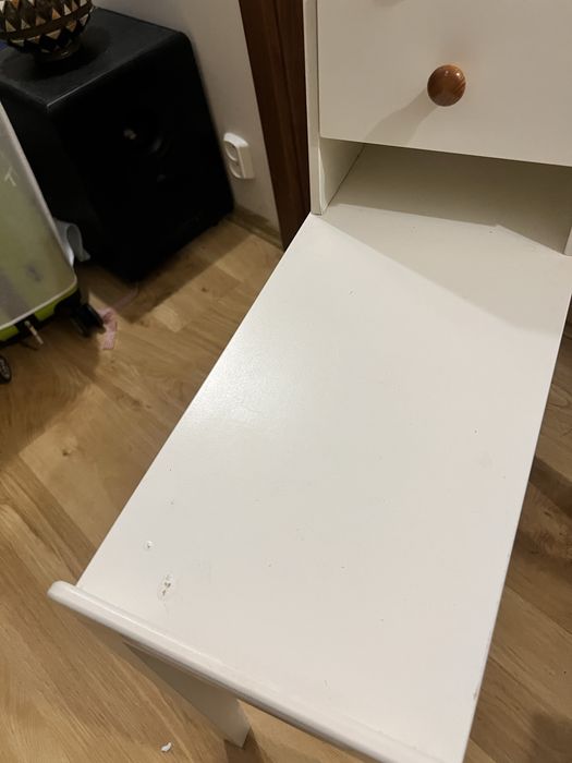 Toaletka sekretarzyk drewniany