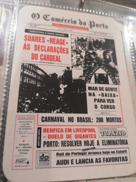 Conjunto de 8 calendários de bolso