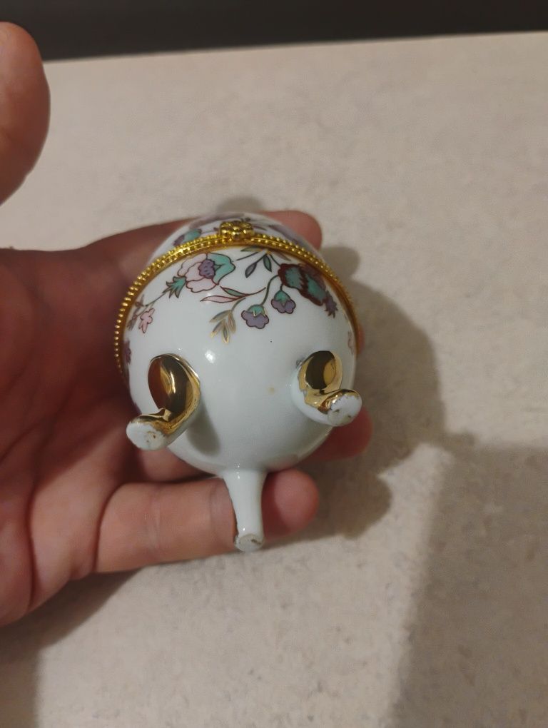 Jajko ozdobne porcelana