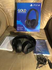 Наушники игровые Sony Gold Wireless Stereo Headset