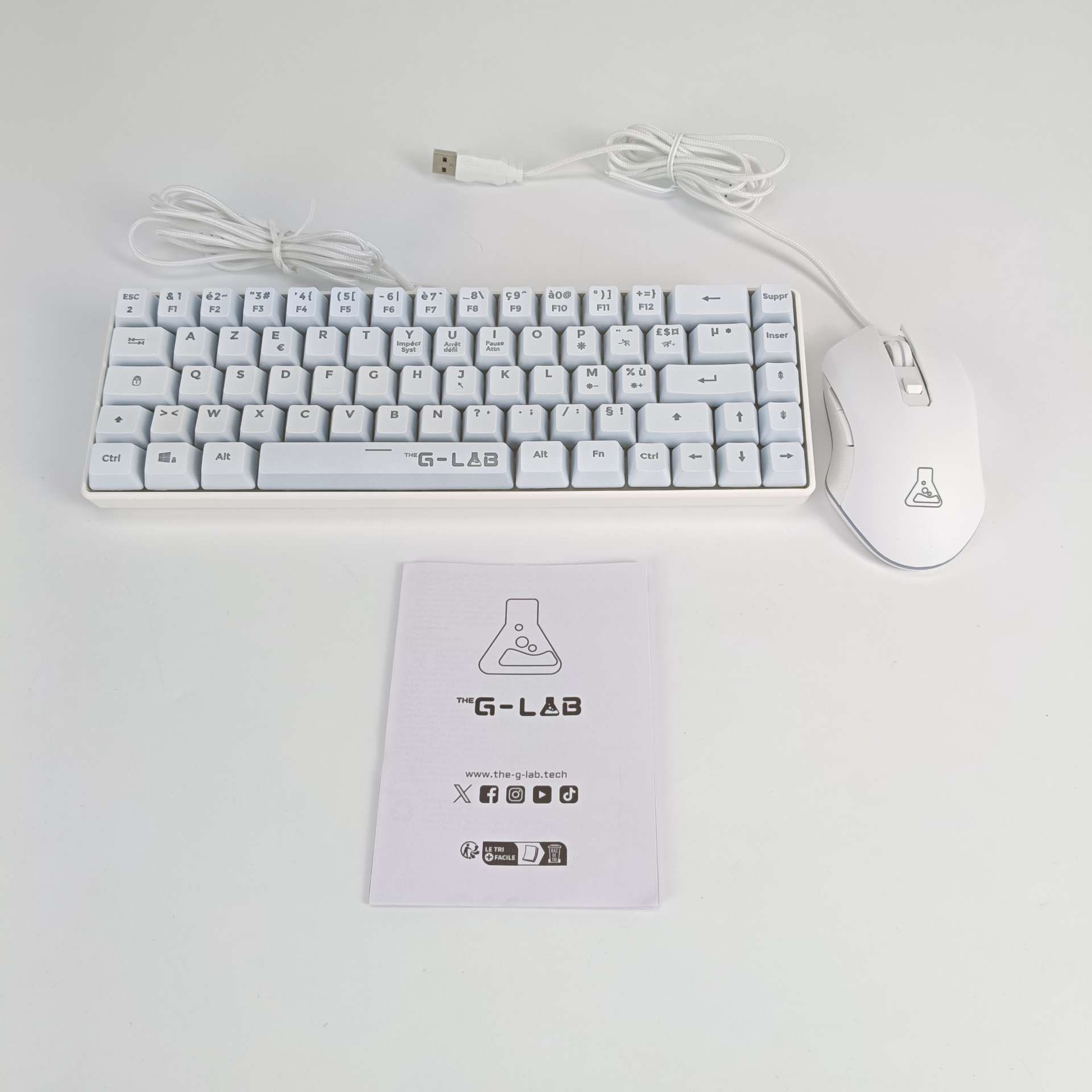 Klawiatura i mysz The G-Lab - Hydrogen Combo