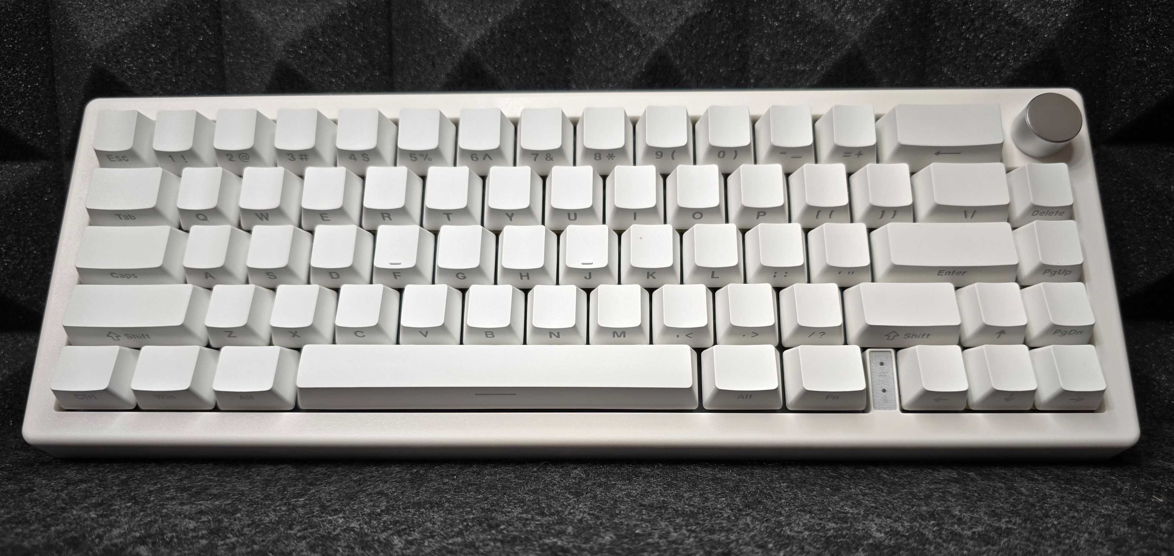 Кастомна механічна бездротова клавіатура GMK67 Akko pro Cream Yellow