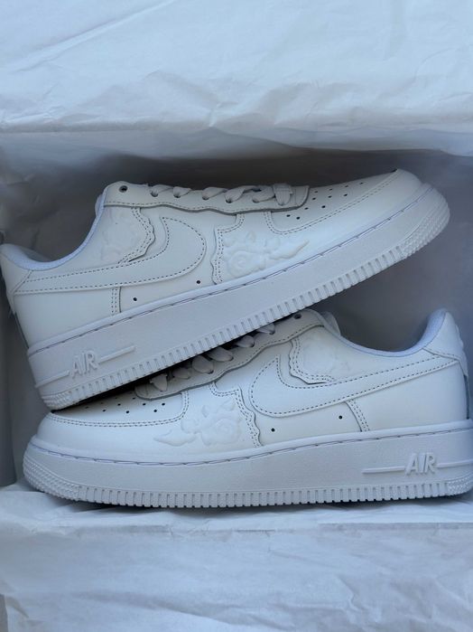 Кросівки Nike Air Force 1 White Roses premium