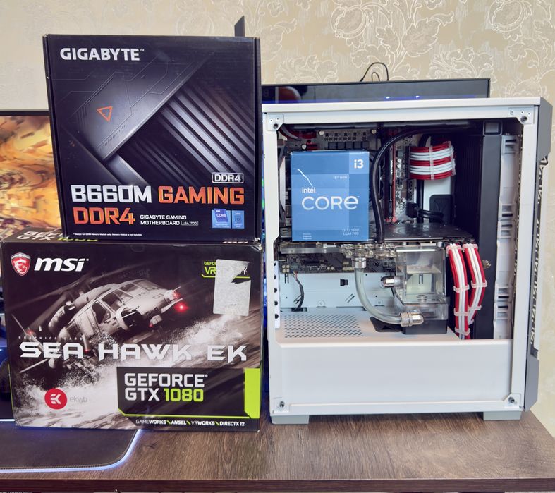 Ігровий ПК в соборі B660/i3-12100f/GTX 1080