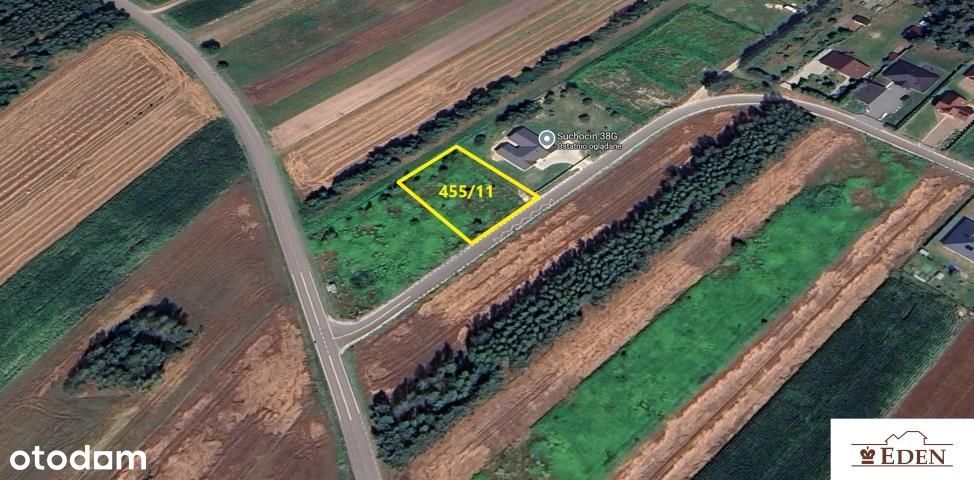 Działka budowlana 0,12 ha w Suchocinie, 8 km od Łukowa