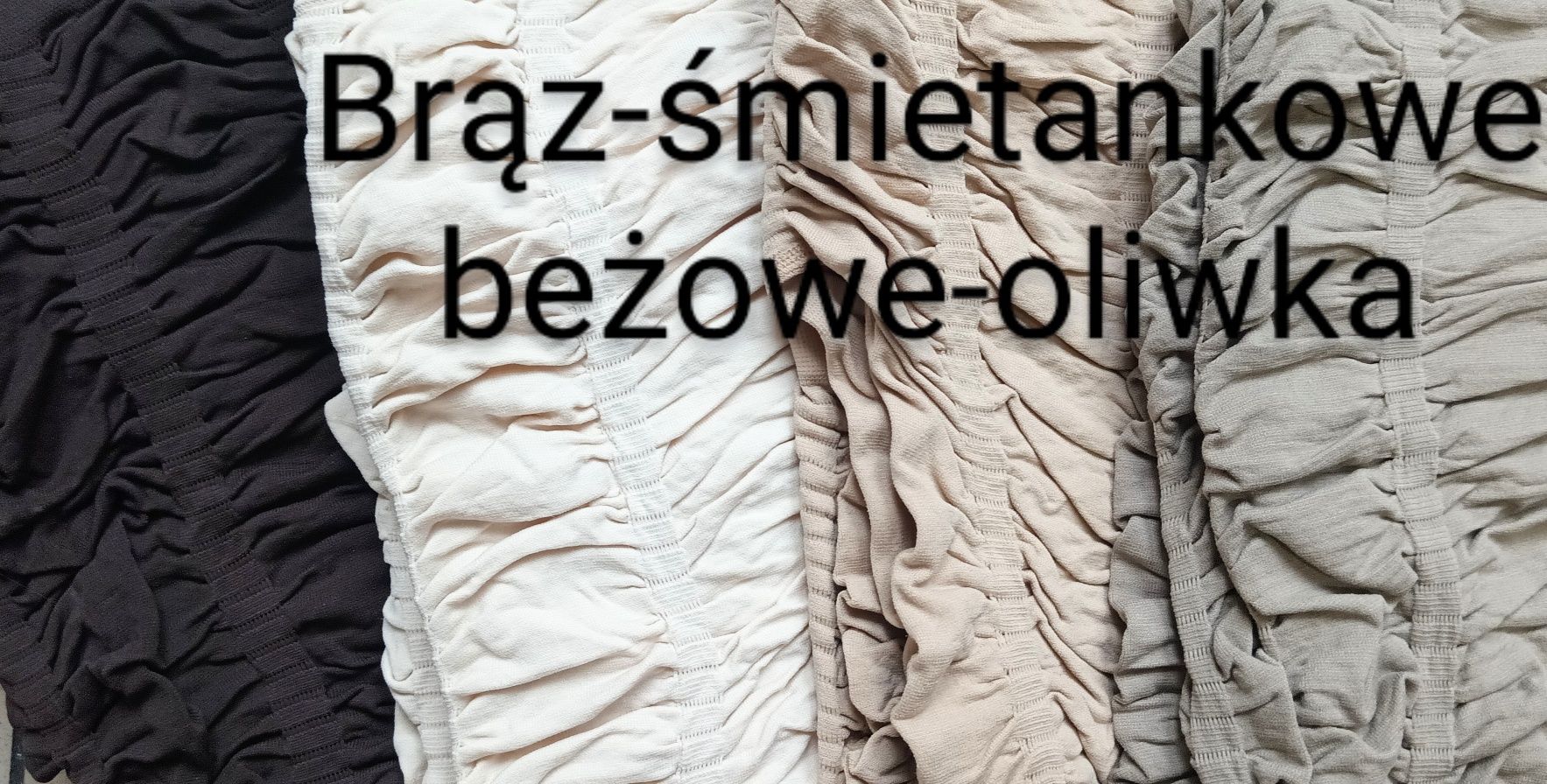 Legginsy bezszwowe włoskie marszczone