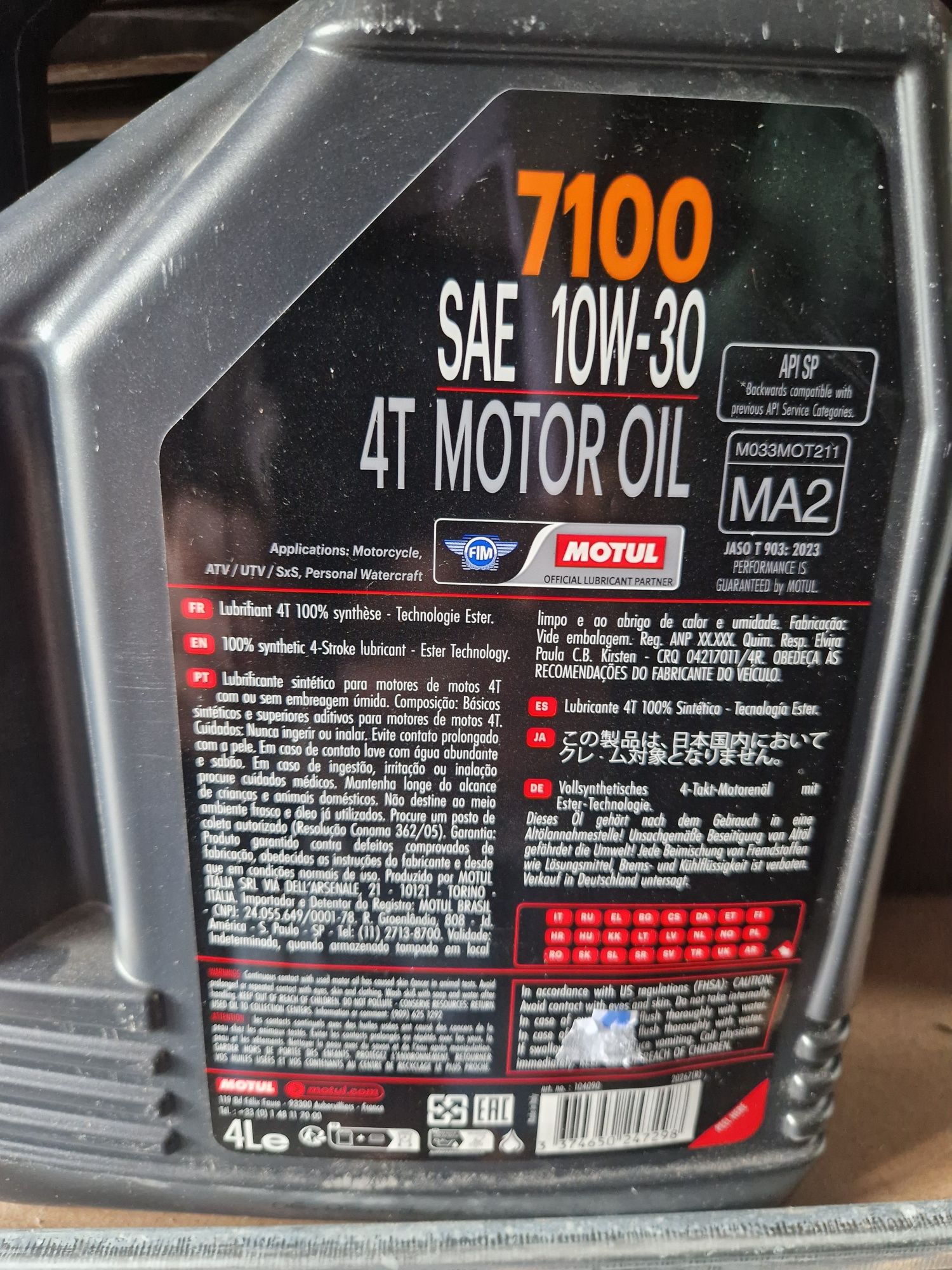 Olej Motul 7100 10w-30 4T