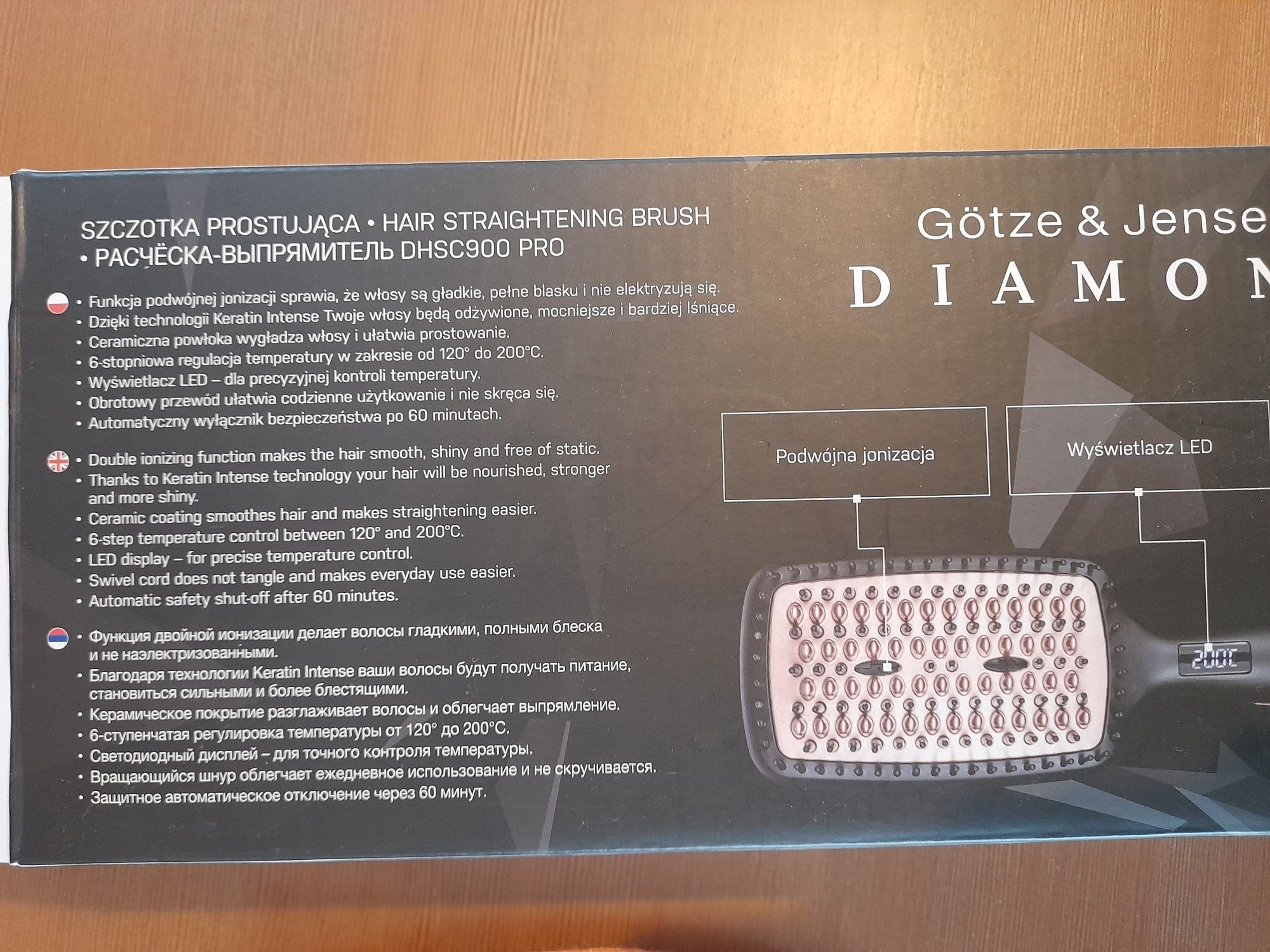 Szczotka prostująca włosy Götze & Jensen