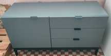 Komoda biurowa, szary 60x110x42