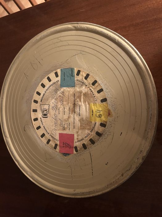 Film 16mm Dziecko Dżelady taśma filmowa PRL vintage retro wystrój