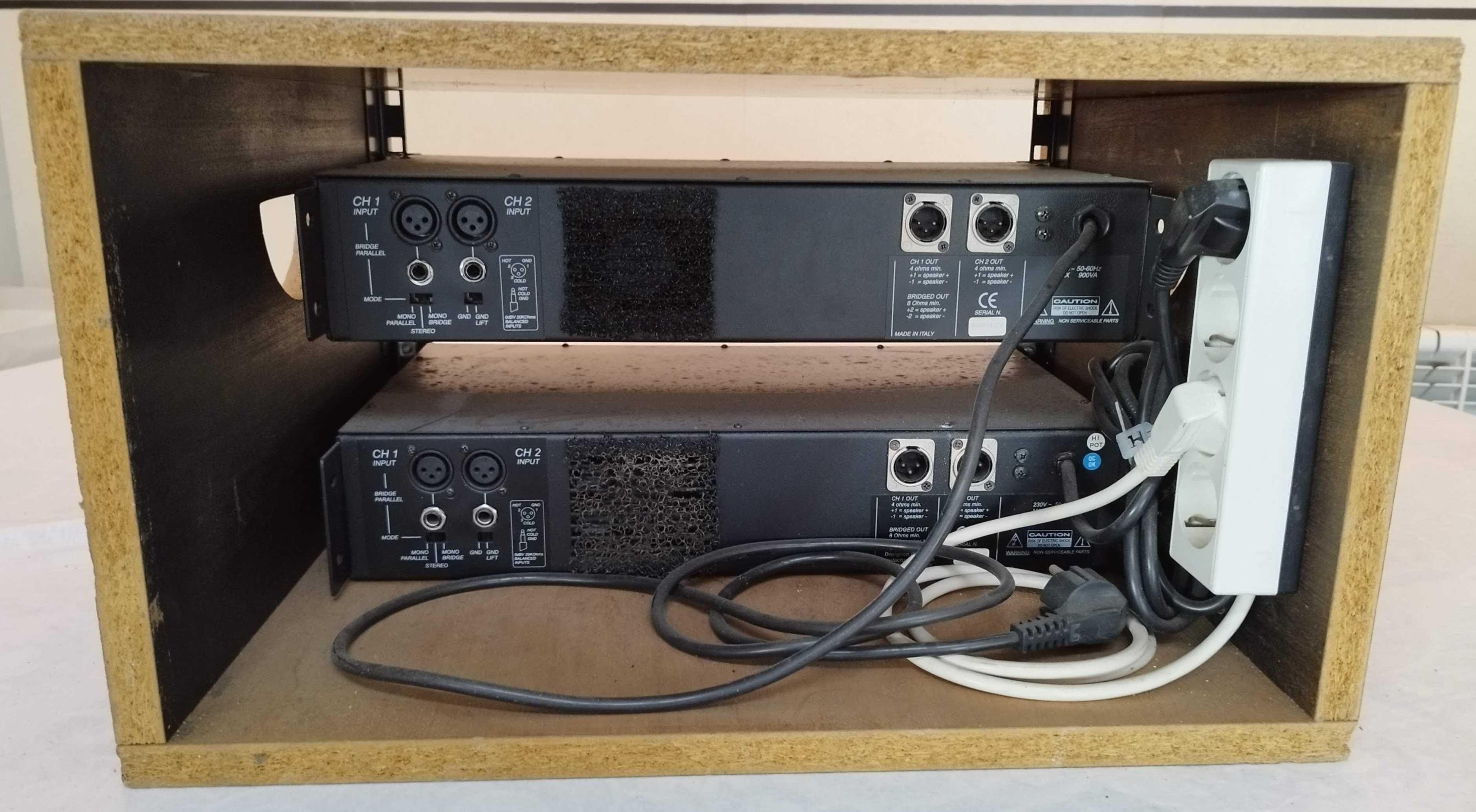 3 amplificadores profissionais HC DCA-550