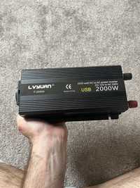 Інвертор 12V - 220V 2000W модиф синусоїд