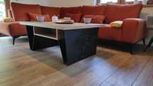Stolik loftowy kawowy 102x82x46