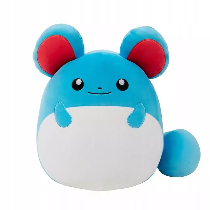 POKEMON Squishmallow Marill, pluszak, 35 cm. Jazwares