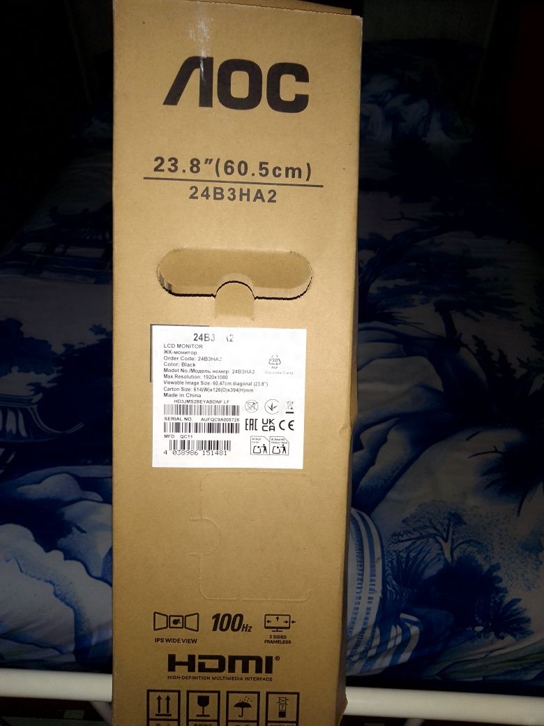 Monitor AOC semi novo (60.5cm) (1920x1080)