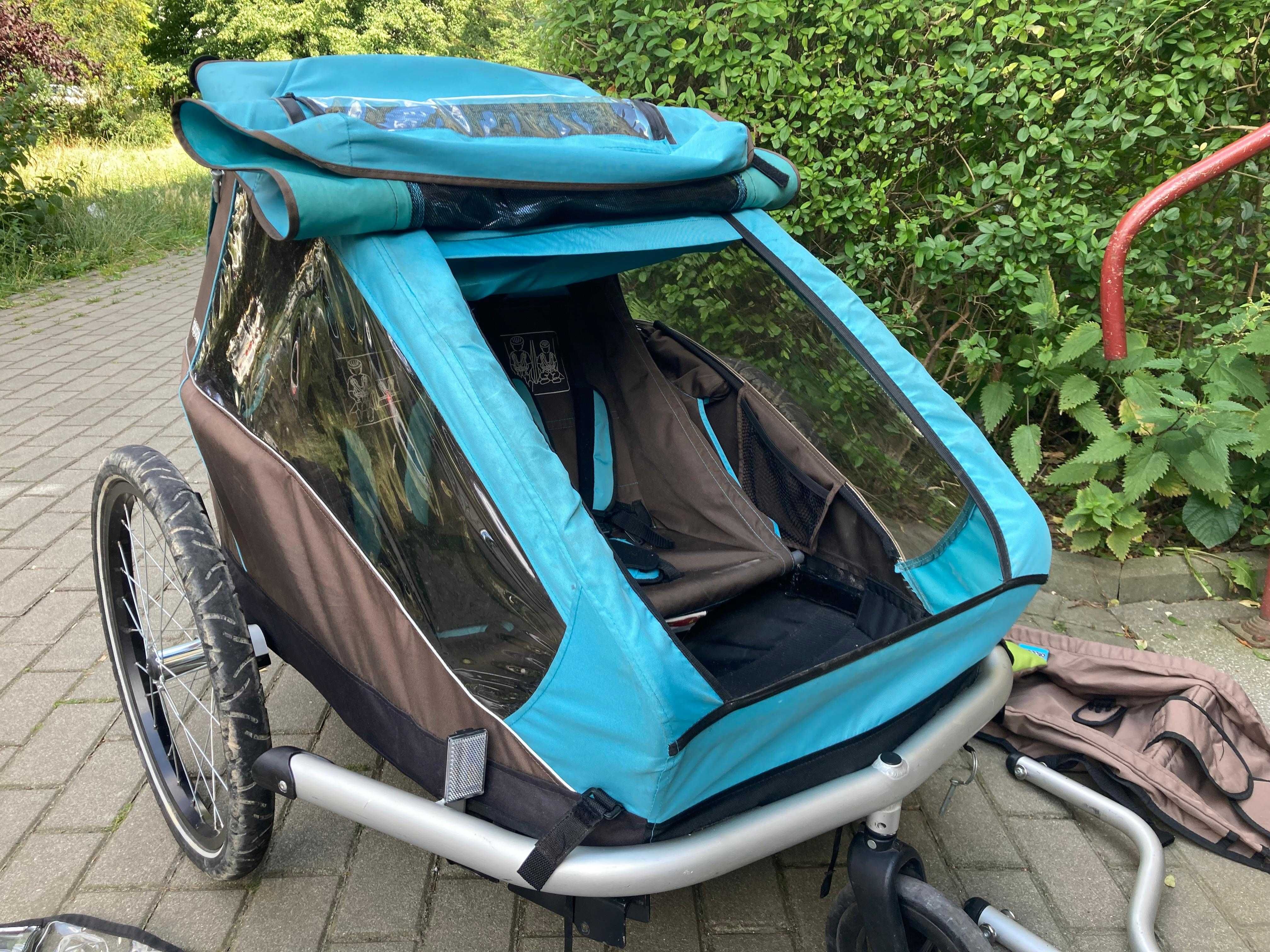 Przyczepka rowerowa dla dzieci Croozer Kid Plus for 2