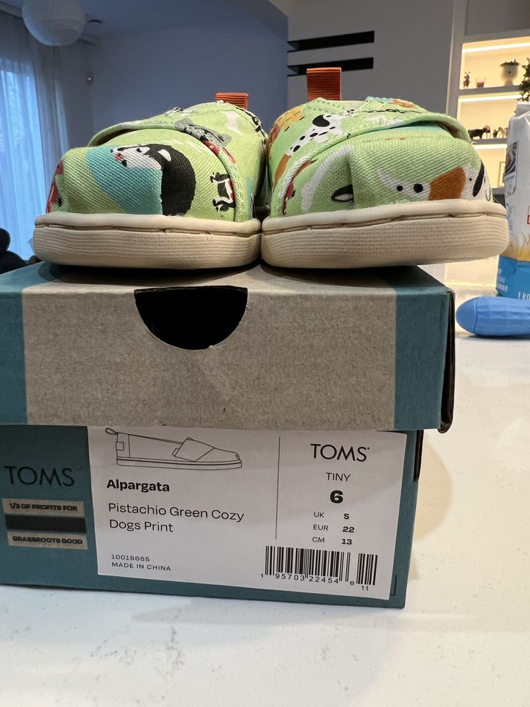 TOMS espadryle trampki Alpargata 22 nowe 6