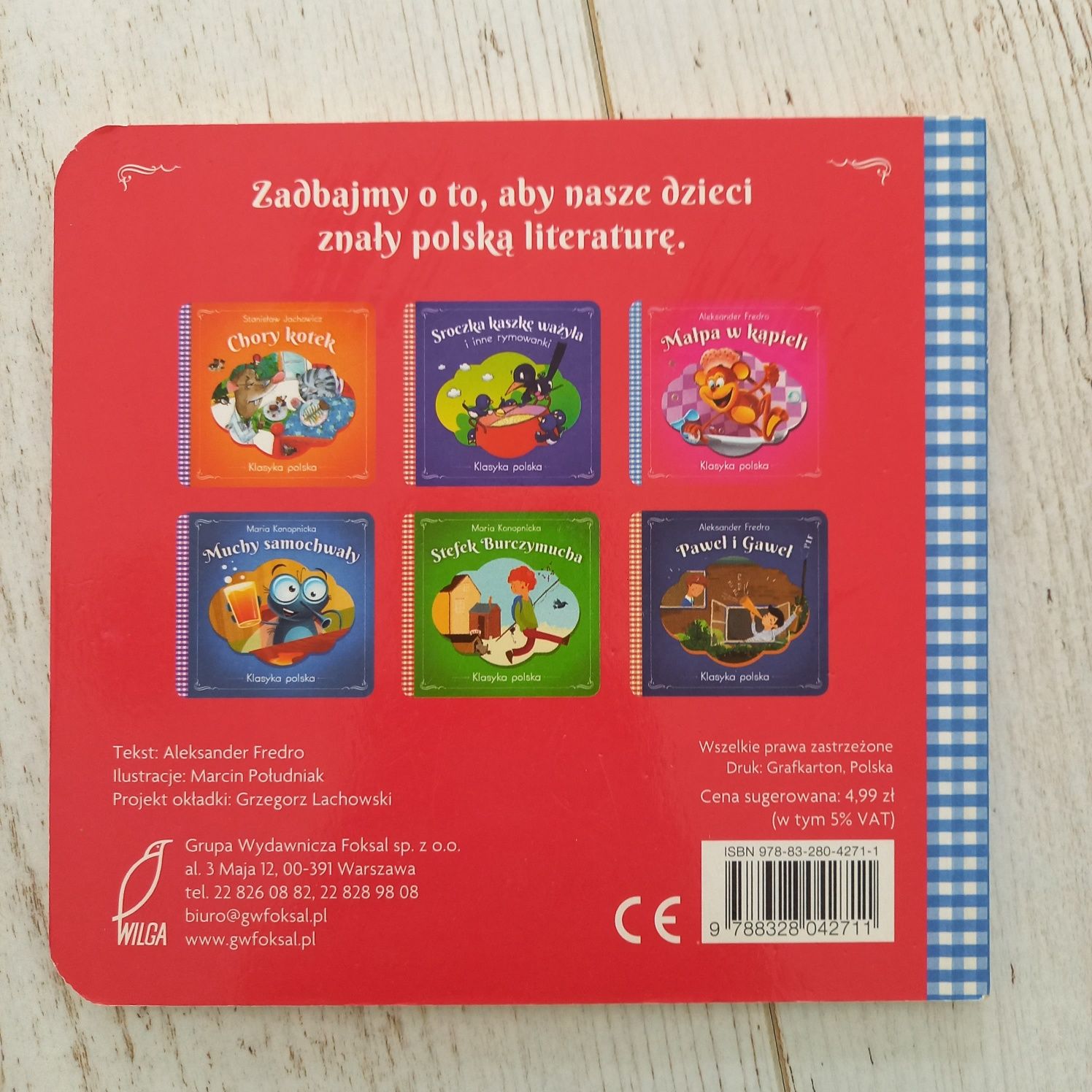Książka dla malucha "Małpa w kąpieli"