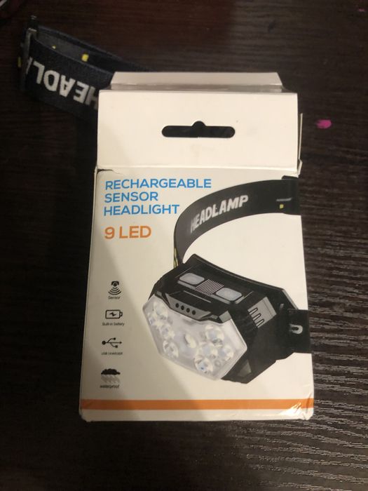 налобный фонарь 9 режимов