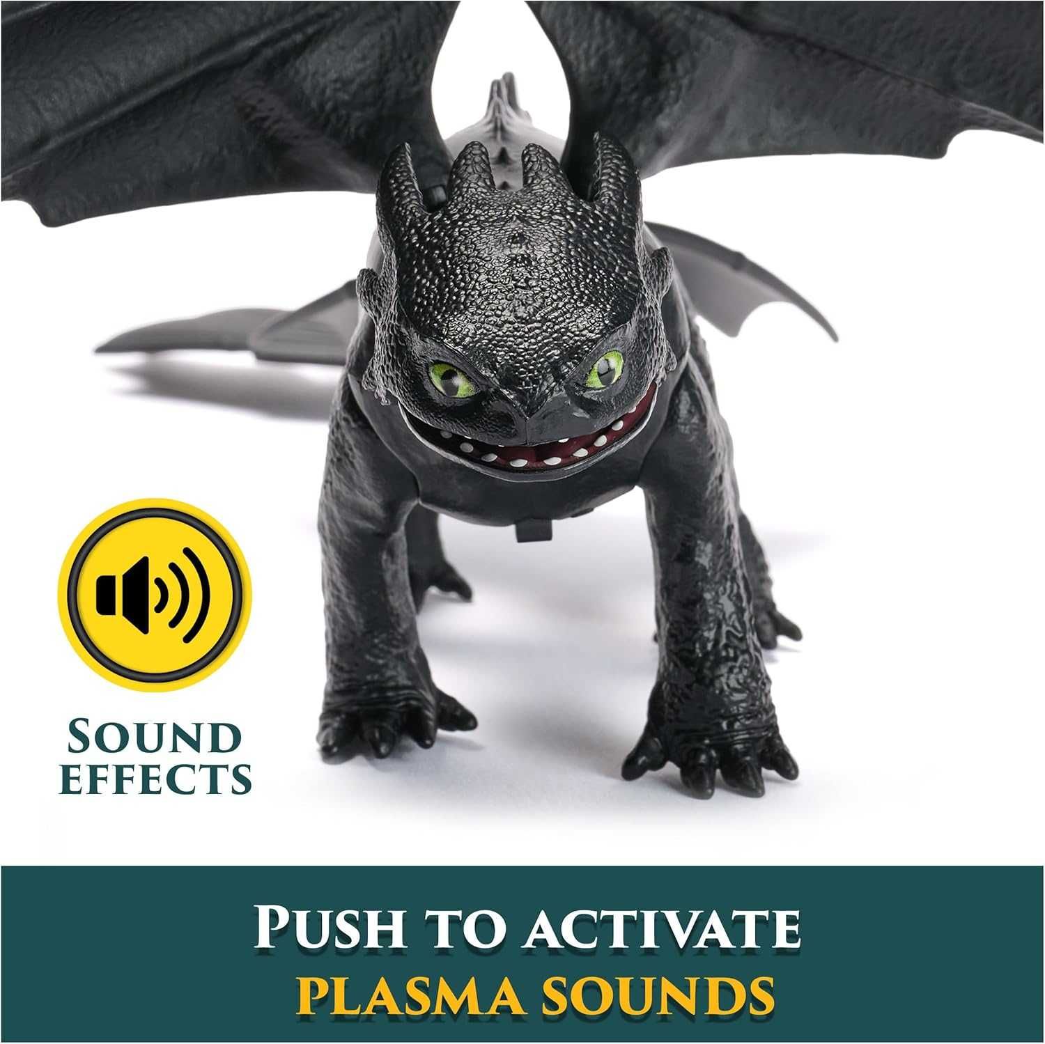 Беззубик Dreamworks Dragons Як приборкати дракона Toothless Звук 30 см