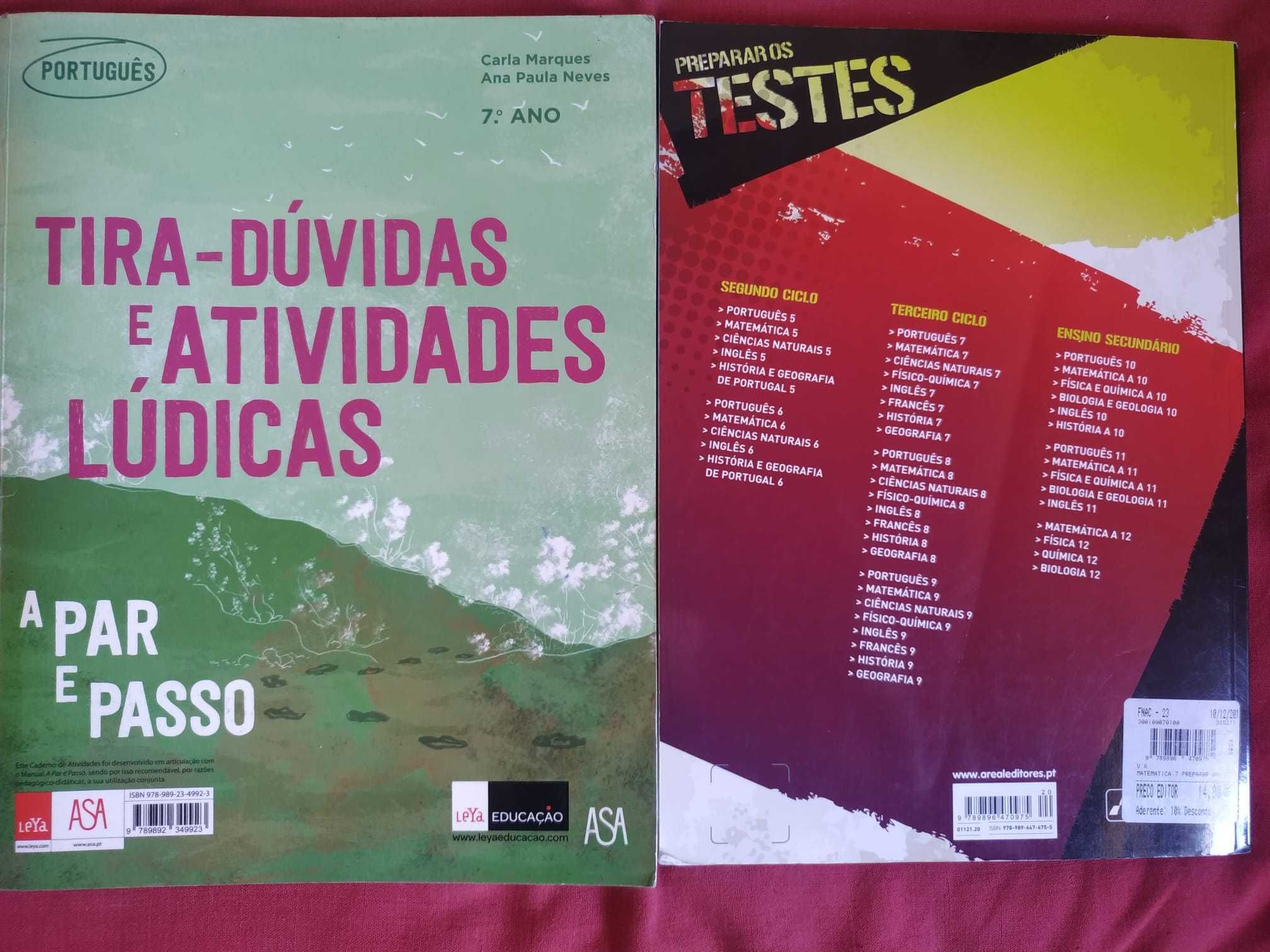 Livros escolares - 7.º ano