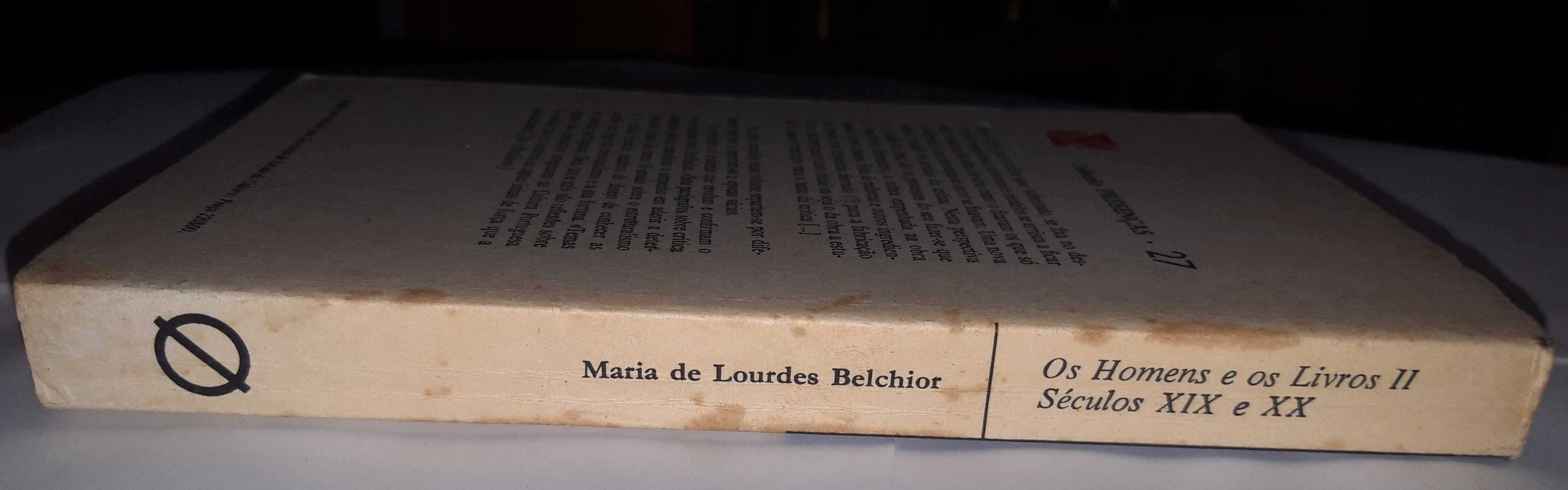 Livro Ref Par1  - Maria de Lourdes Belchior - Os Homens e Os Livros II