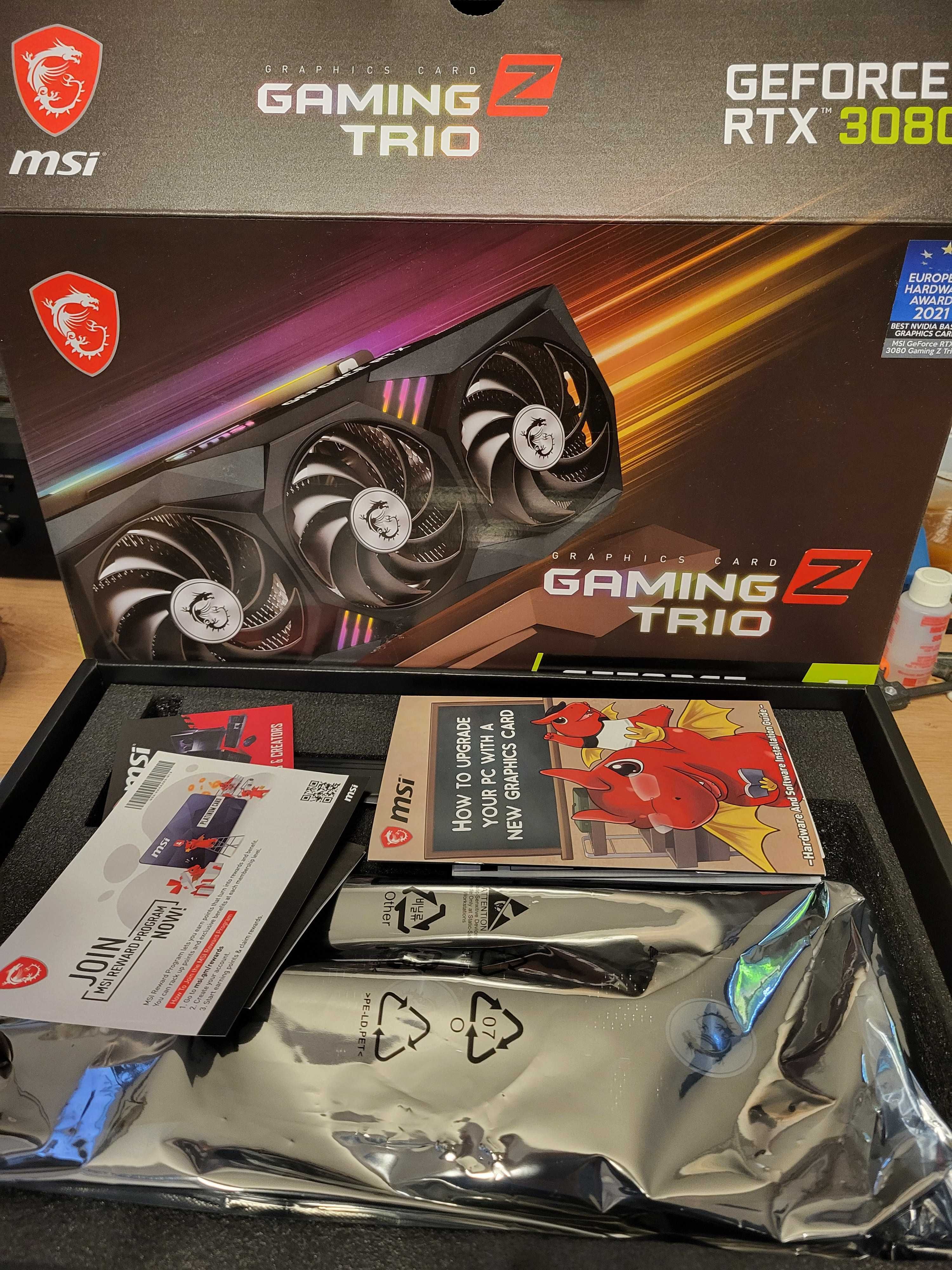 MSI Nvidia Geforce RTX 3080 10GB Gaming Z Trio Gwarancja