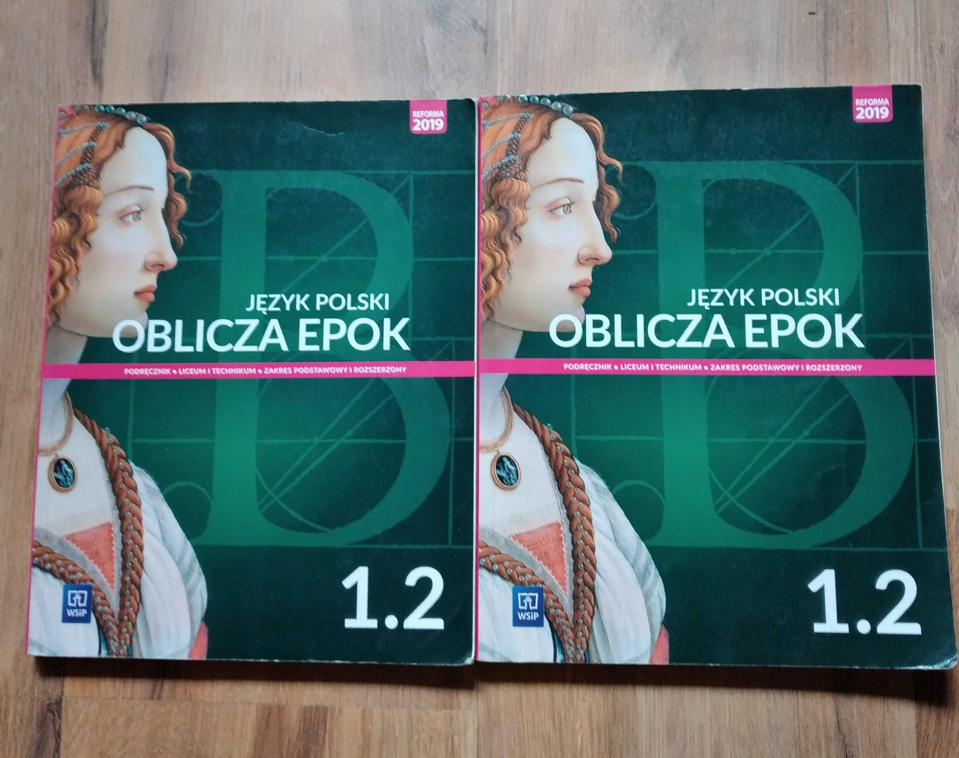 Sprzedam podręczniki do języka polskiego oblicza epok 1.2