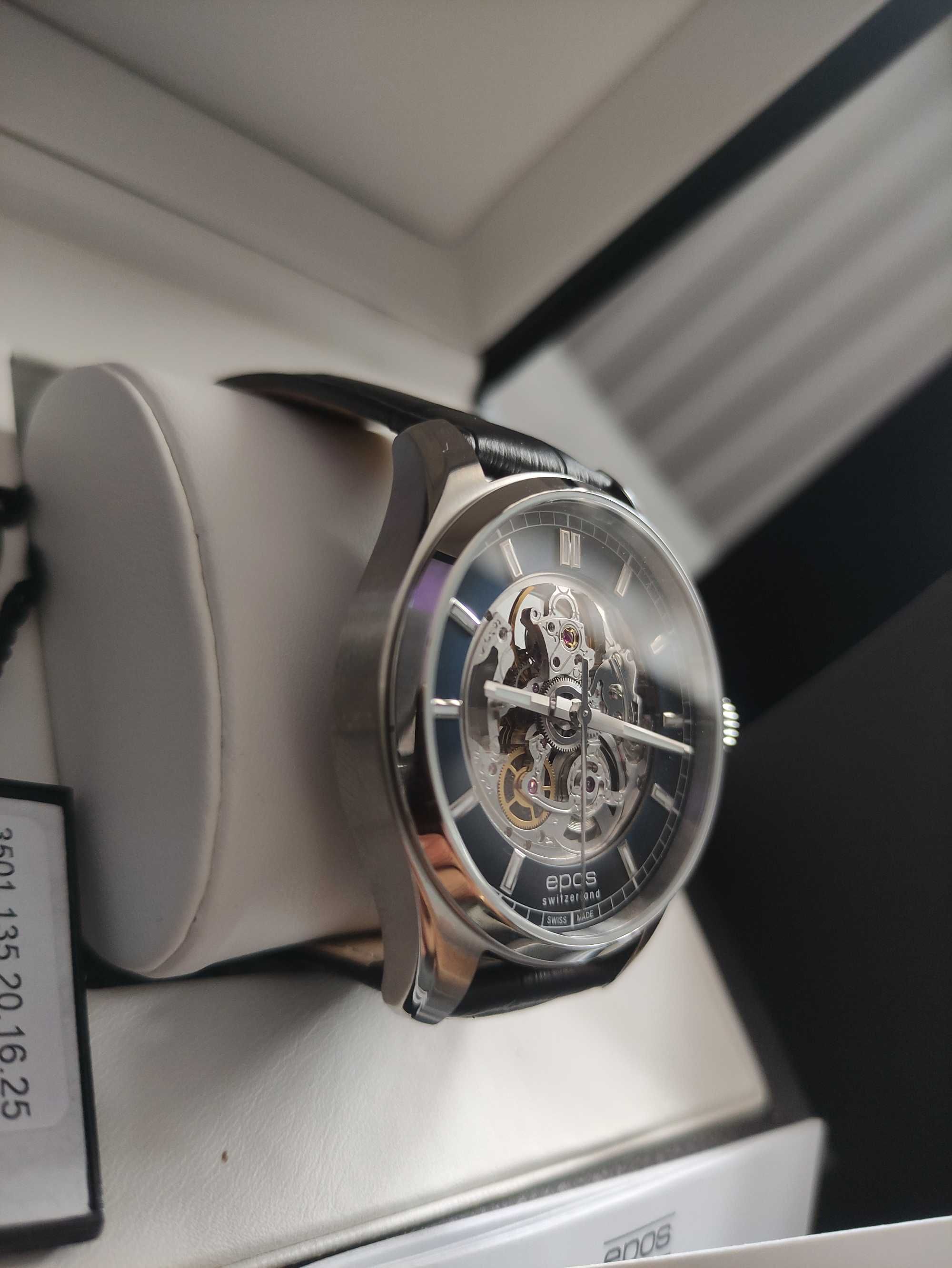 Zegarek męski Epos Passion Skeleton Automatic - 3501.135.20.16.25-Nowy