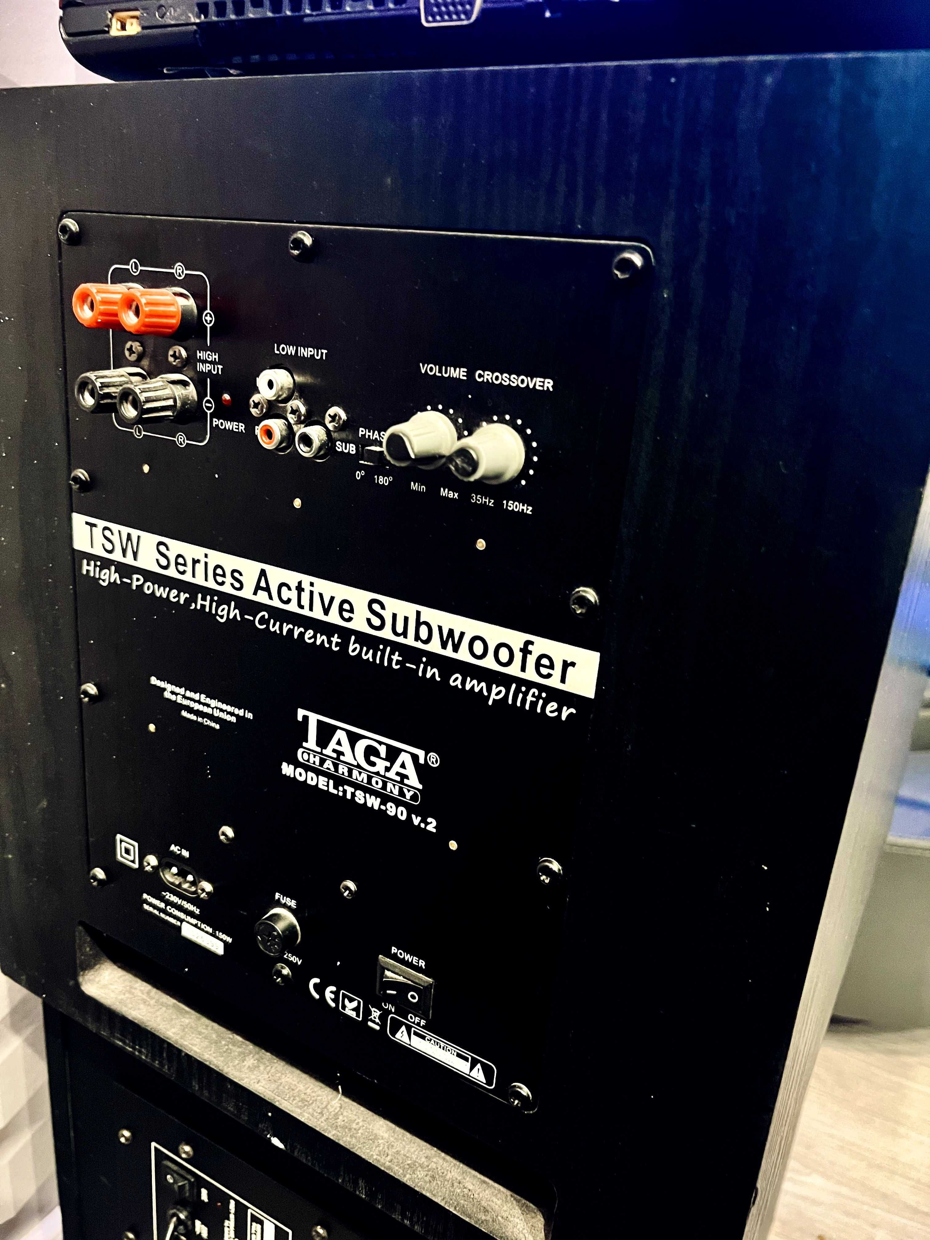 Subwoofer Taga Harmony TSW-90 v.2 Czarny
