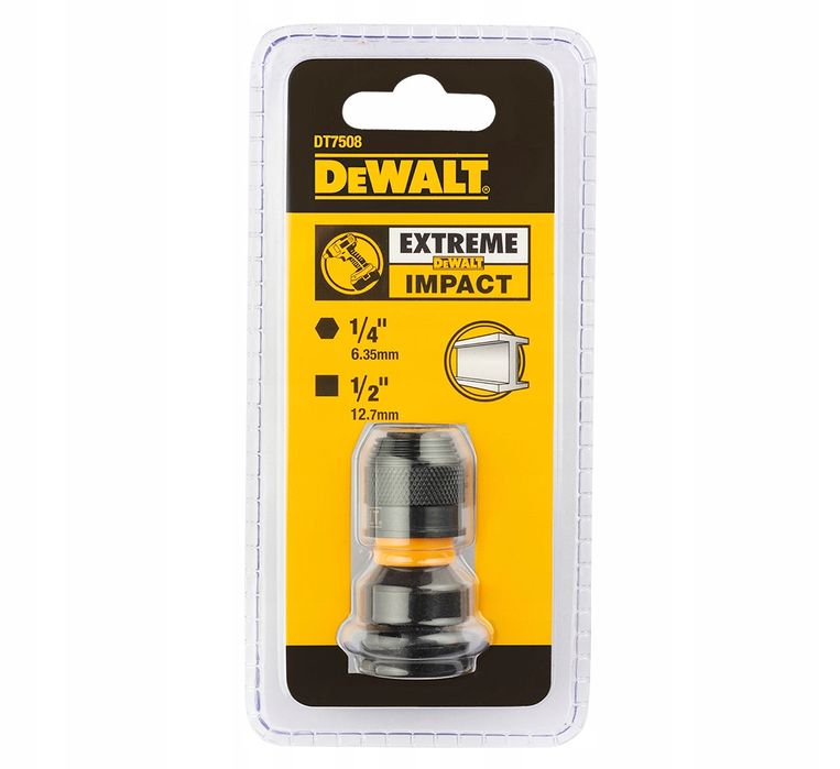 Adapter Dewalt Przejściówka 1/2 Na 1/4 Do Klucza