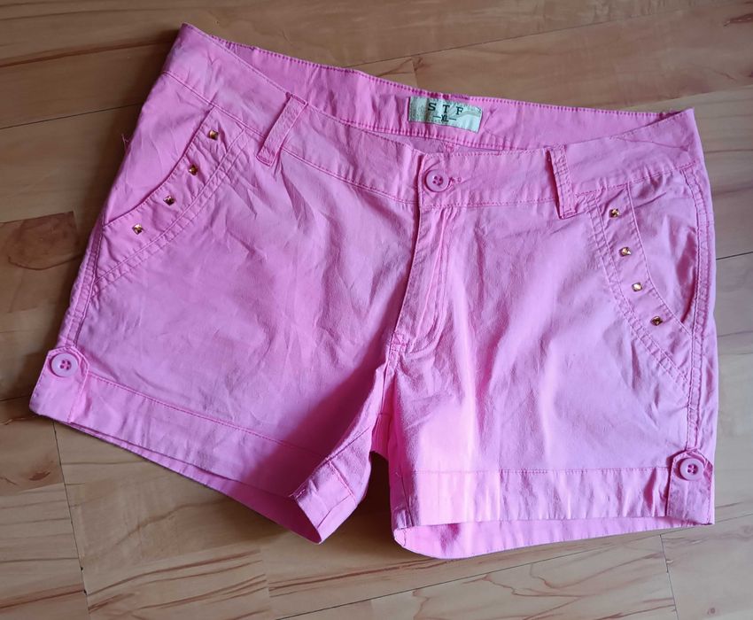 Spodenki krótkie różowe STF rozmiar XL