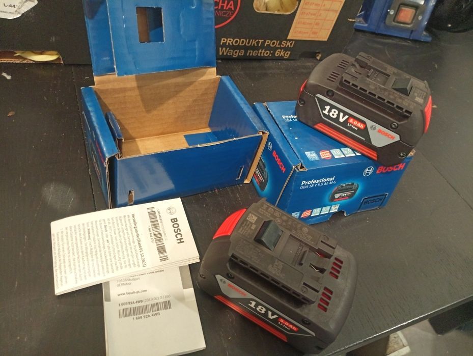 Akumulator Bosch GBA 18V 5Ah 4ah 2ah 8ah oryginalne Makita hilti