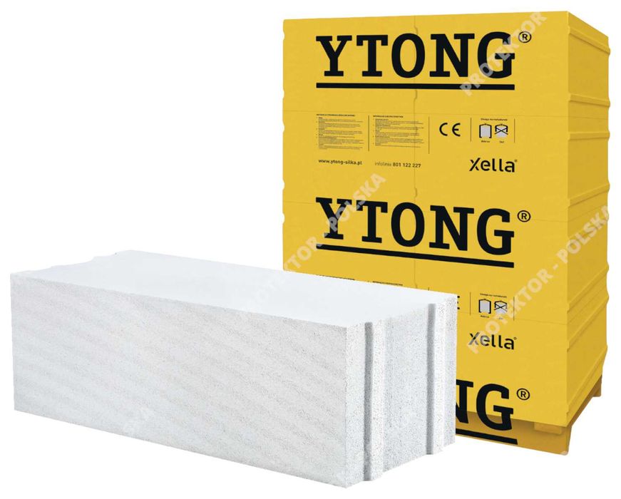 bloczek YTONG gazobeton pustak suporex ENDURO INTERIO ACURA xella