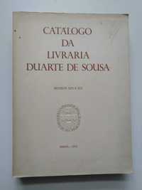 livro: "Catálogo da Livraria Duarte de Sousa, séculos XIX e XX"
