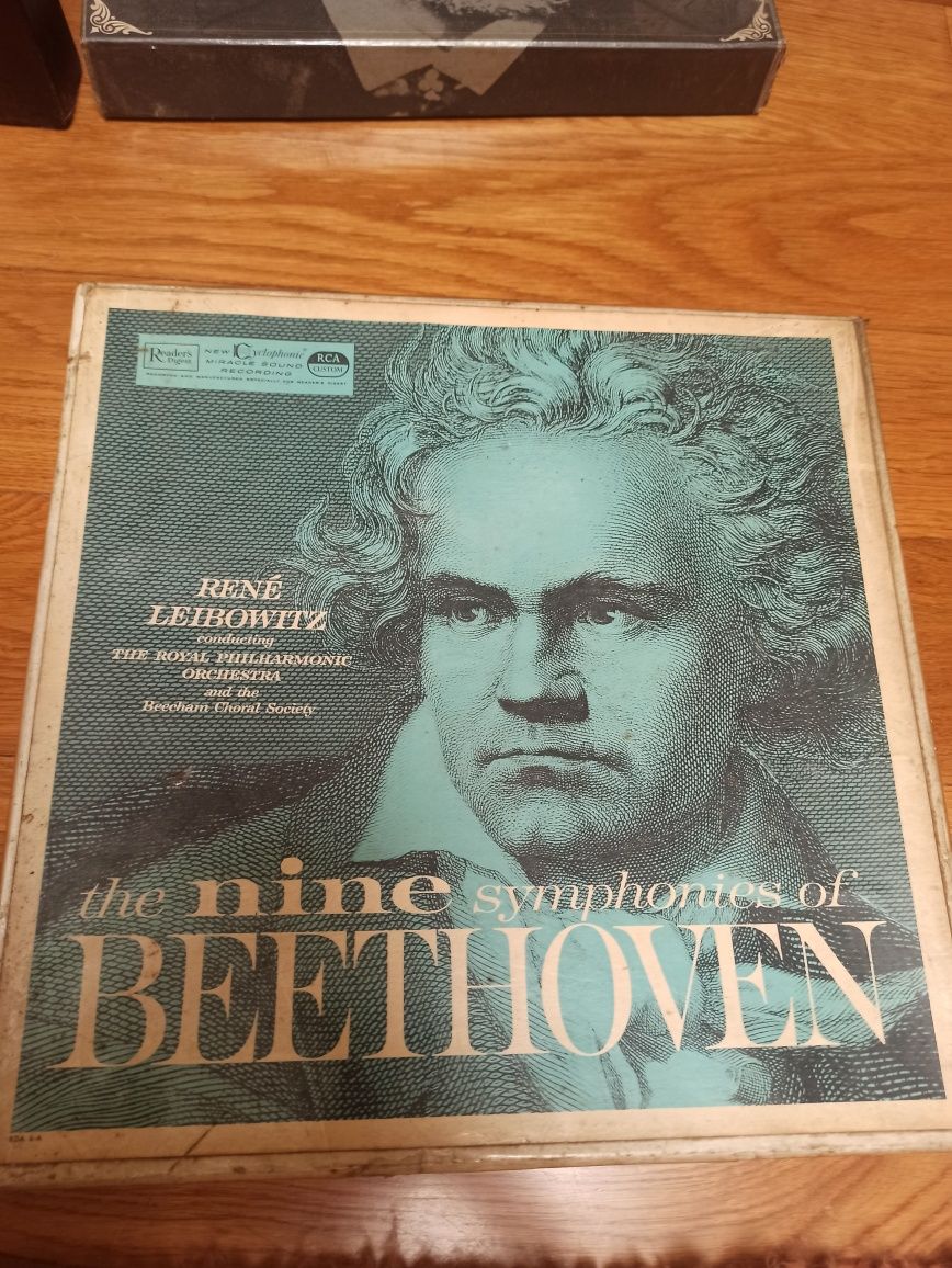 Vinil - the 9 simphonies of beethoven - rené leibowitz