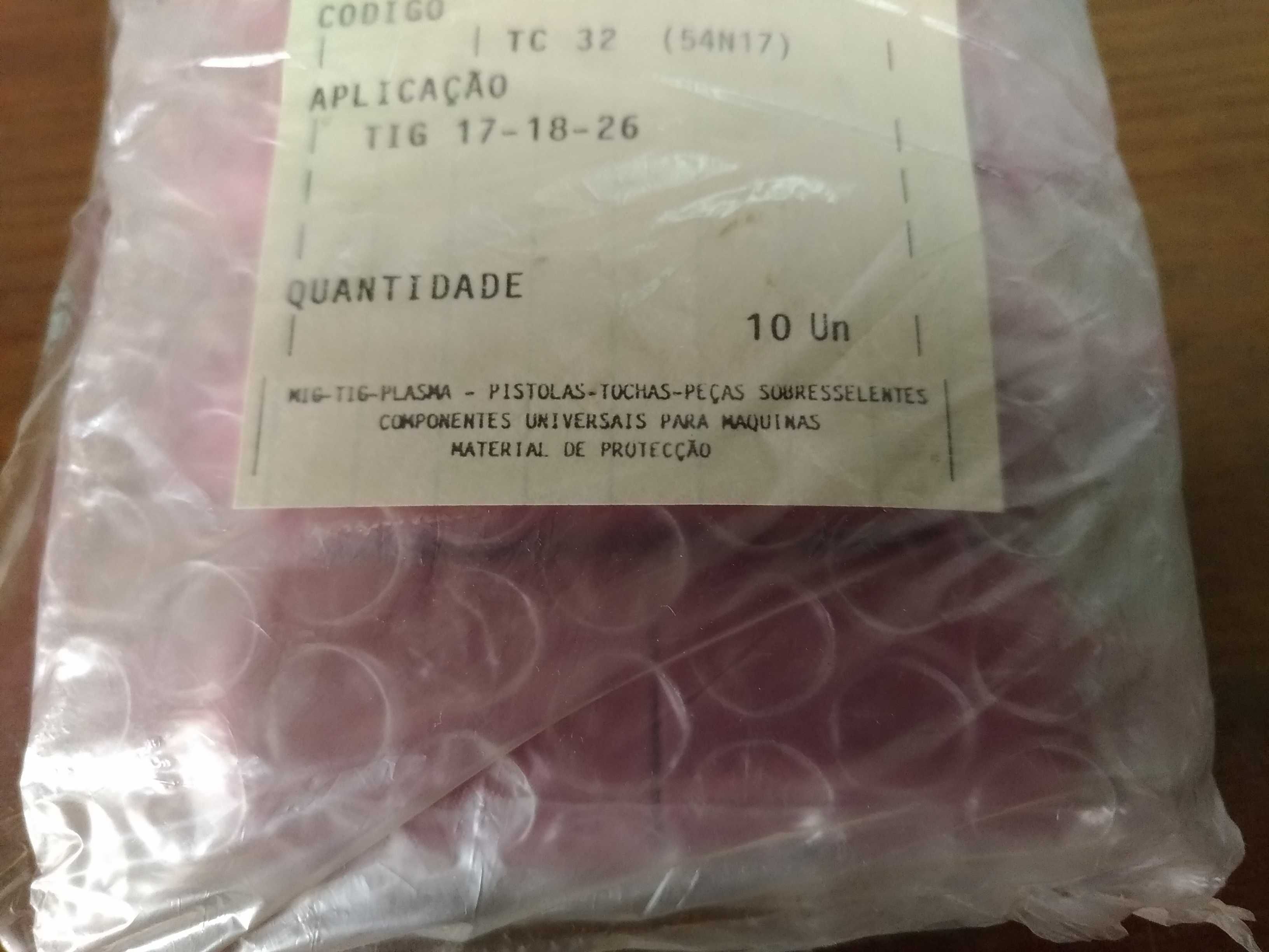 10 Bocais Cerâmicos 54N17 p/ Tocha Soldadura TIG Novos