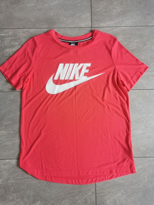 Jak nowa bluzka NIKE t-shirt M 38 koralowa koszulka damska Top różowa