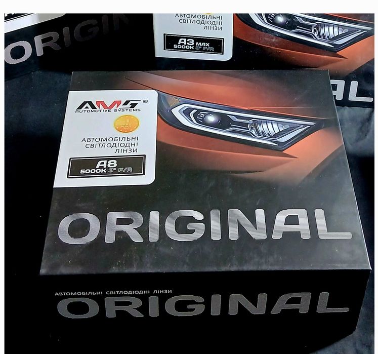 Лінзи для авто. Линзы в фары BI-LED AMS A8