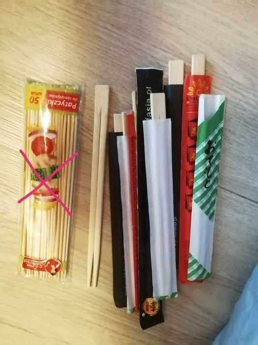 pałeczki chińskie bambusowe