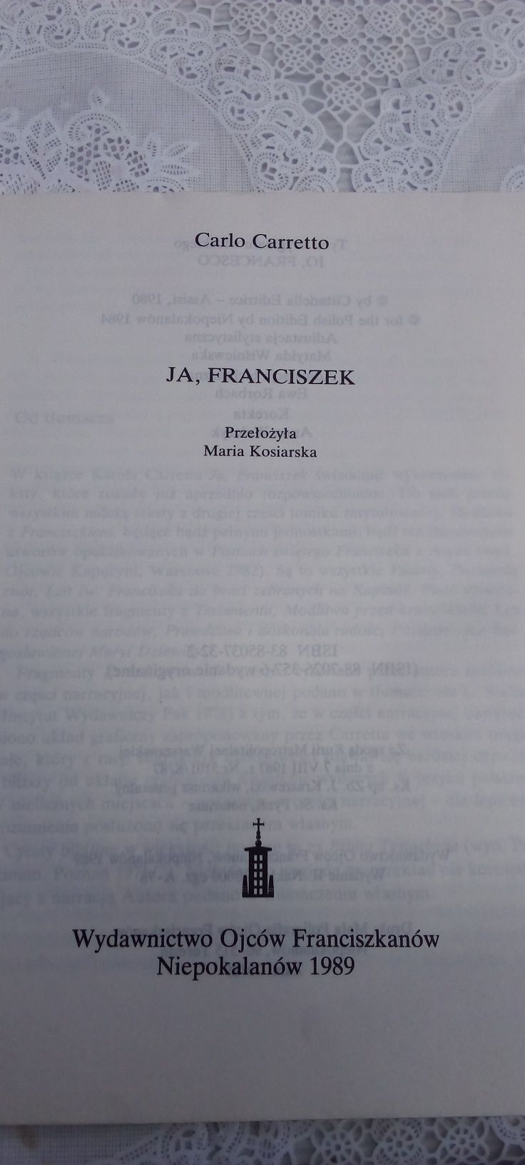 Ja Franciszek  Carlo Carretto