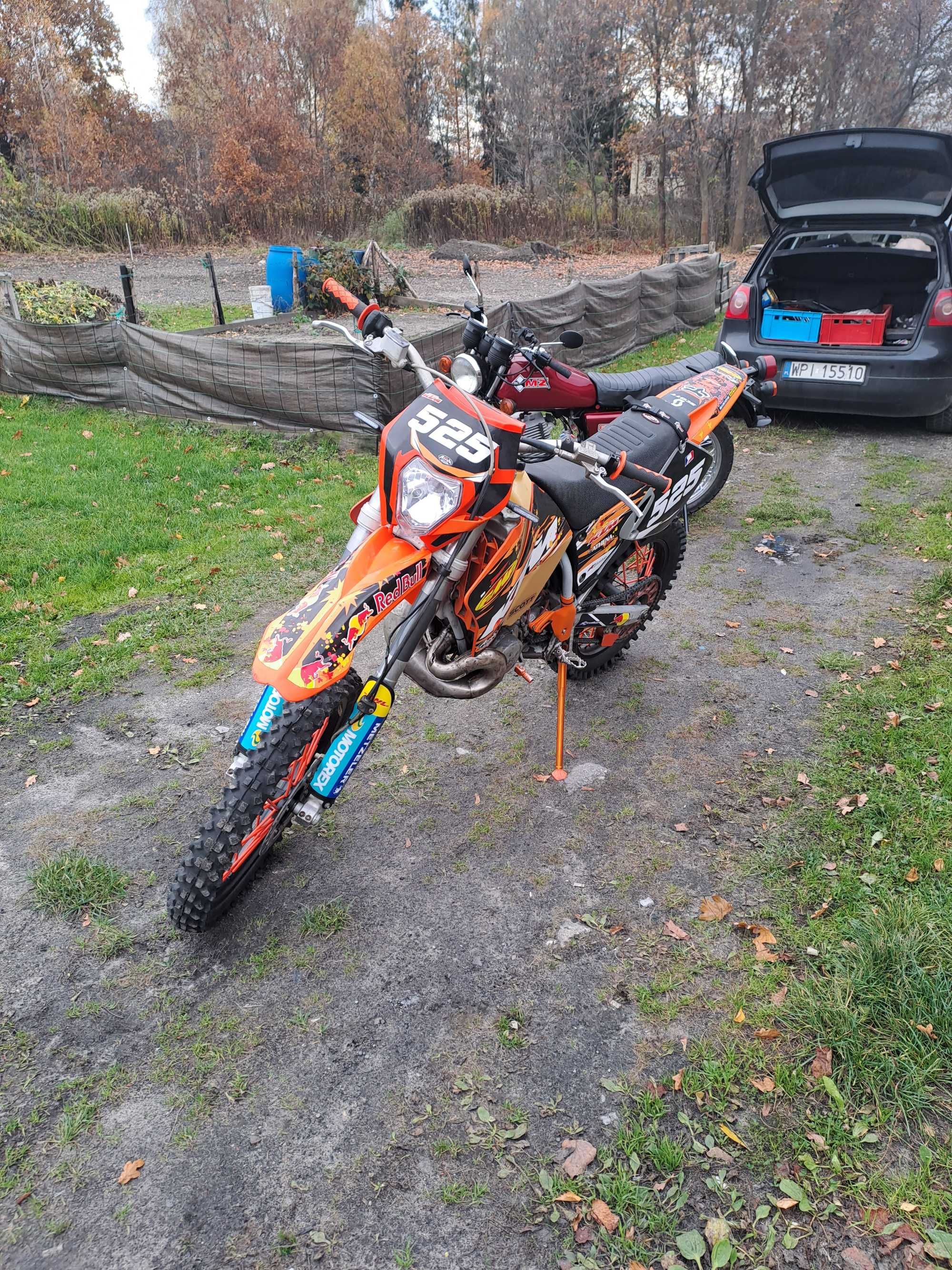 motocykl ktm enduro 300. t2