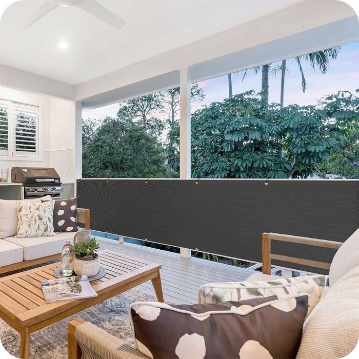 osłona na balkon siatka przeciwsłoneczna uv 95% 180g różne rozmiary