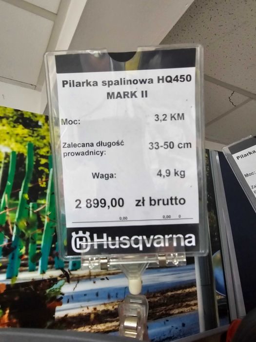 Pilarka spalinowa HUSQVARNA 435 II i inne