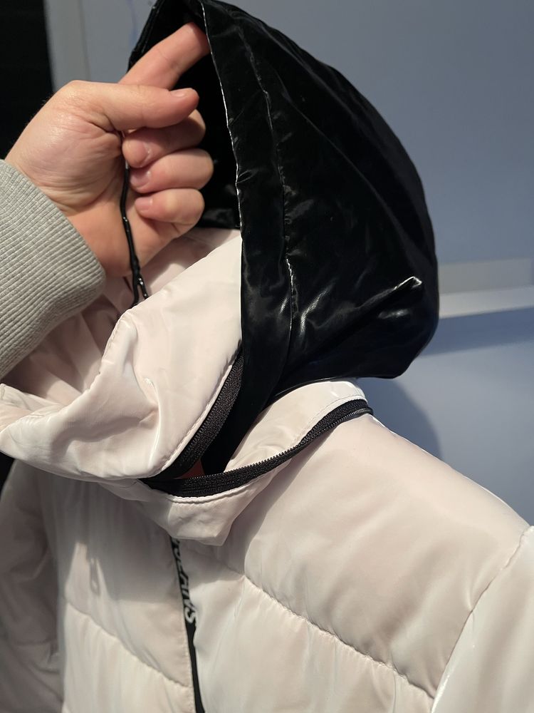 Zimowa puchowa damska kurtka Calvin Klein rozmiar S
