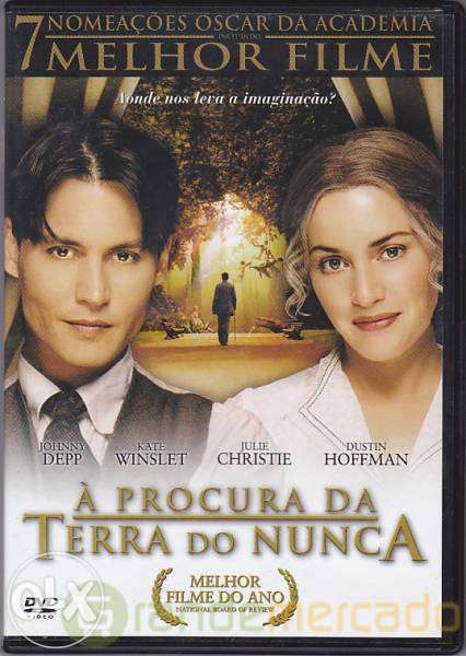 à procura da terra do nunca (com johnny depp e dustin hoffman)