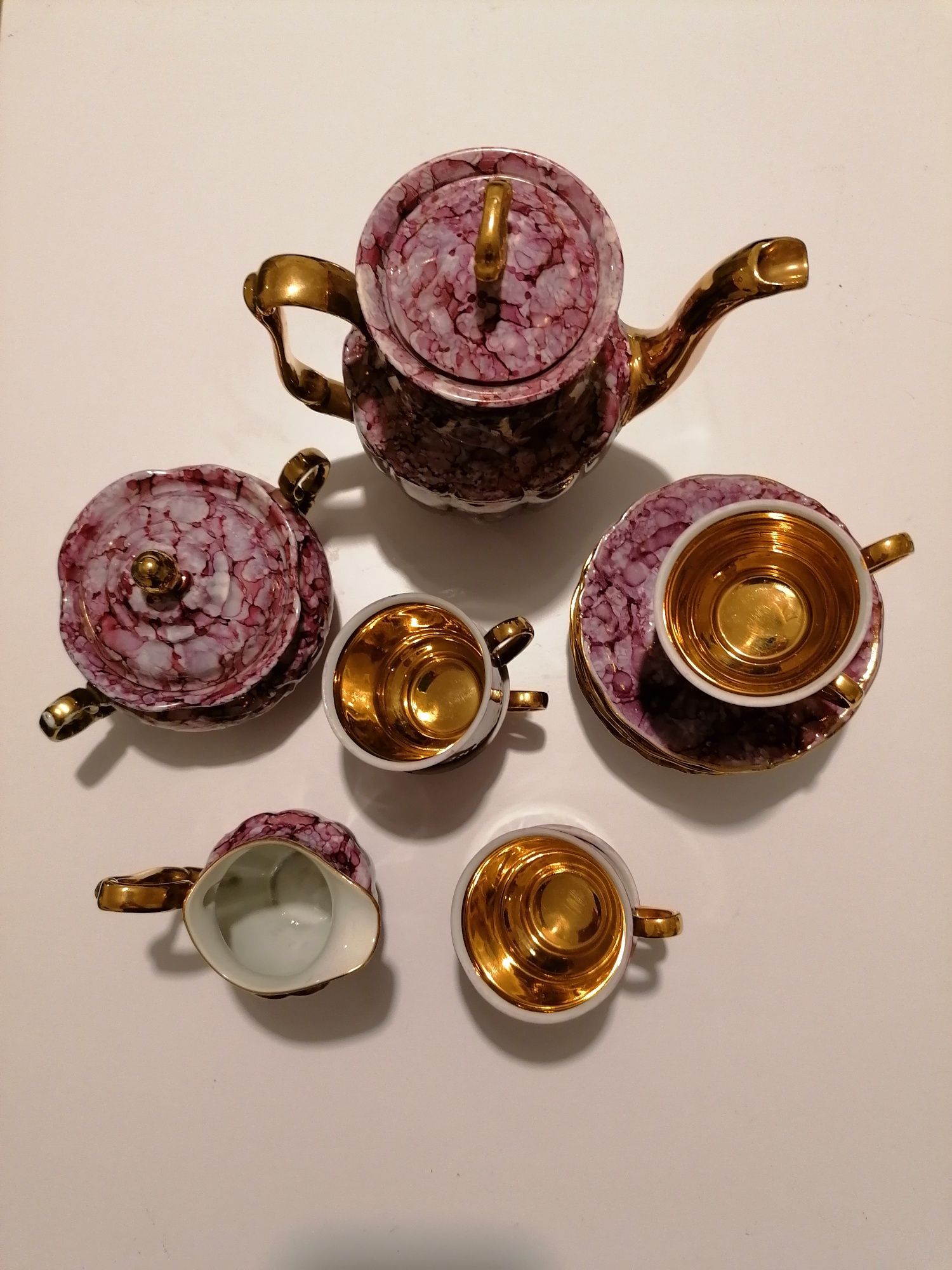 Zestaw kawowy porcelanowy (Wałbrzych, Wawel)