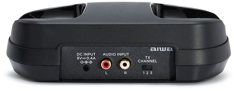 outlet słuchawki nauszne aiwa whf-880 czarny zasięg 100m