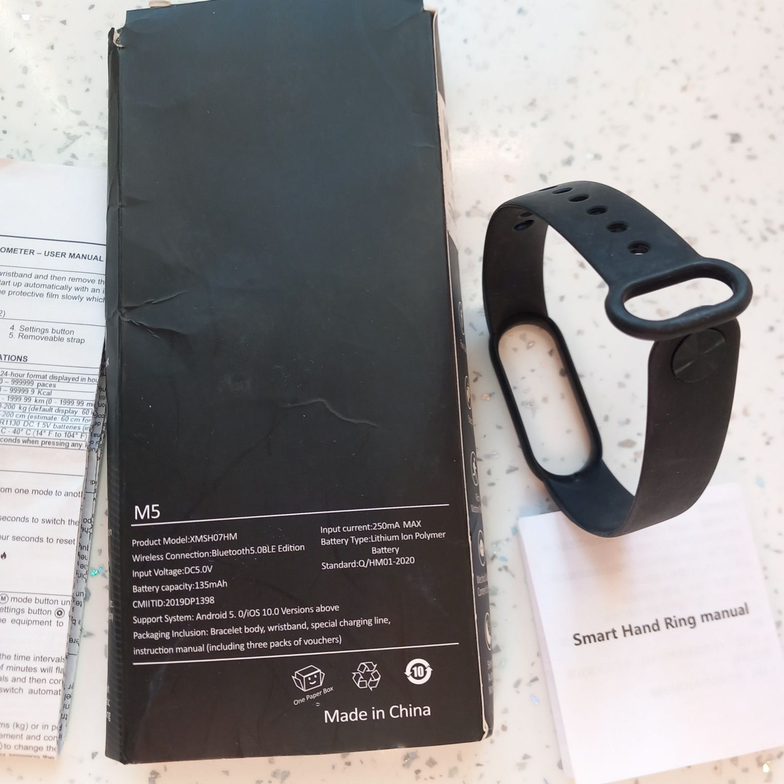 Smart bracelet - sama opaska plus ew. uszkodzone urządzenie